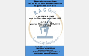 Stage gym pour toutes